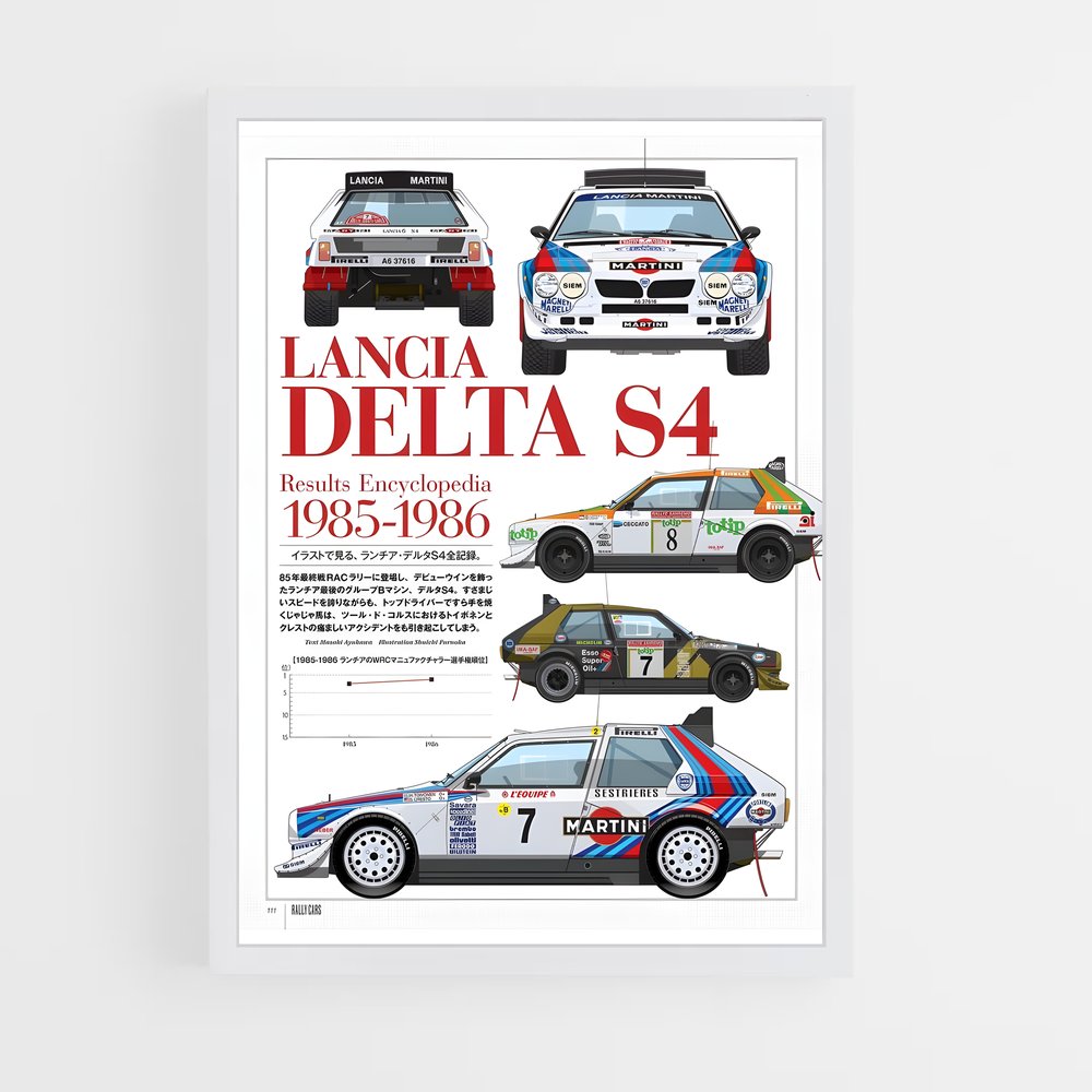 Poster Rallye Ascendant – affiche Lancia (vue 3)
